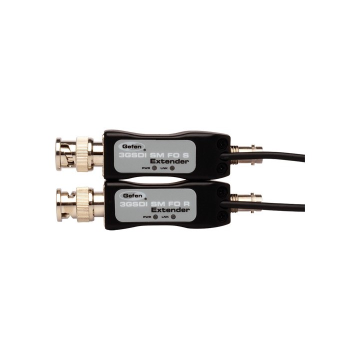 Extendeur 3G-SDI sur fibre optique monomode ST jusqu’à 2 km Gefen