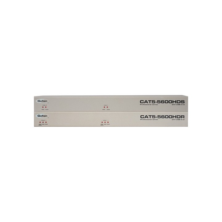Extendeur KVM DVI et USB2.0 sur 3x Cat6a jusqu'à 60m Gefen