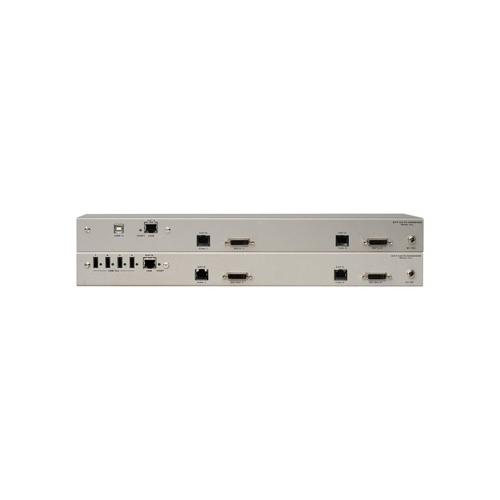 Extendeur KVM DVI et USB2.0 sur 3x Cat6a jusqu'à 60m Gefen