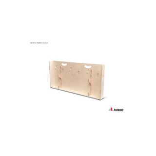 Valise de transport Audipack AUD-P4239 | bois | supports au sol - AUD-P4239 - Audipack