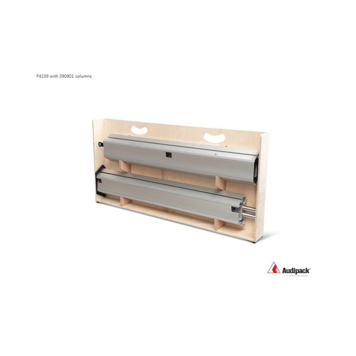 Valise de transport Audipack AUD-P4239 | bois | supports au sol - AUD-P4239 - Audipack