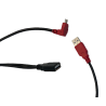 Cordon USB Mimo MIM-CBL-CP-USBA | 1.5M | angle droit | rouge