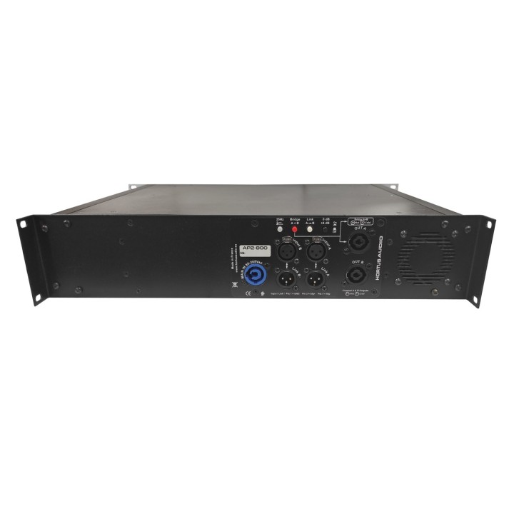 Hortus - Amplificateur classe D: 2x2500W @ 4 Ohms, 2 x 1500W @ 8 Ohms Hortus