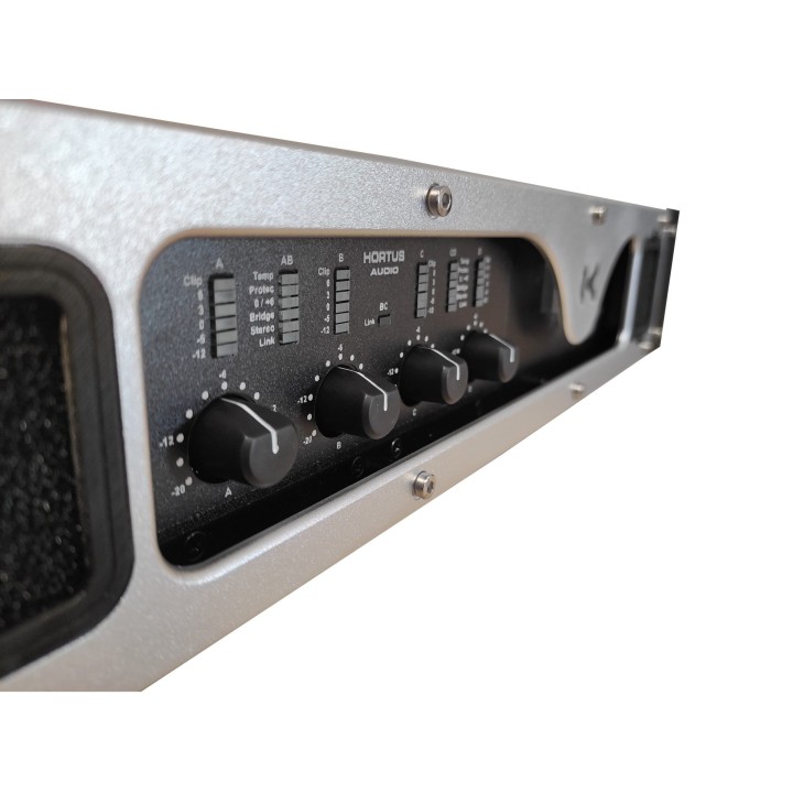 Hortus - Amplificateur classe D: 4 x 280W @ 4 Ohms, 4 x 280W @ 8 Ohms Hortus