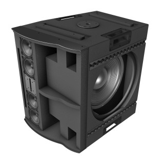 Hortus - Enceinte Large Bande Amplifiée Noire + DSP - 1000W + 250W Hortus