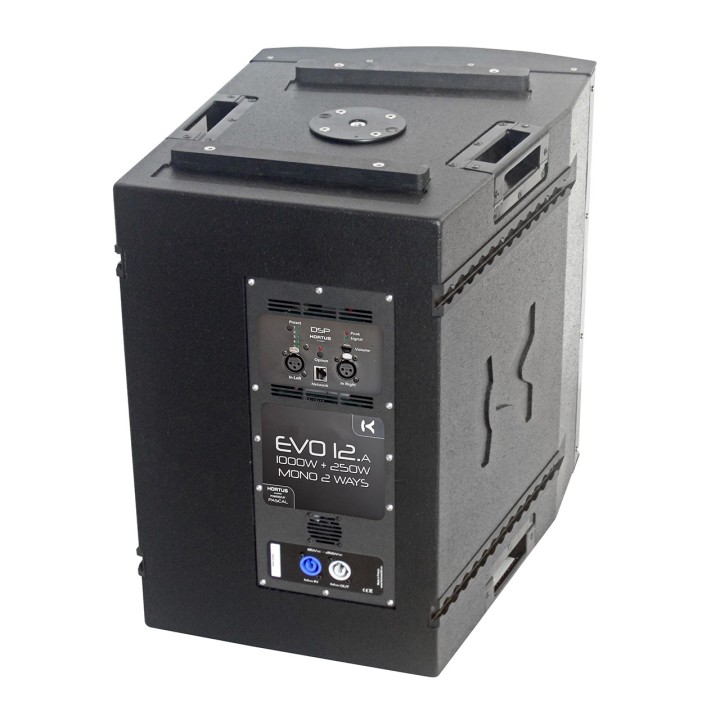 Hortus - Enceinte Large Bande Amplifiée Noire + DSP - 1000W + 250W Hortus