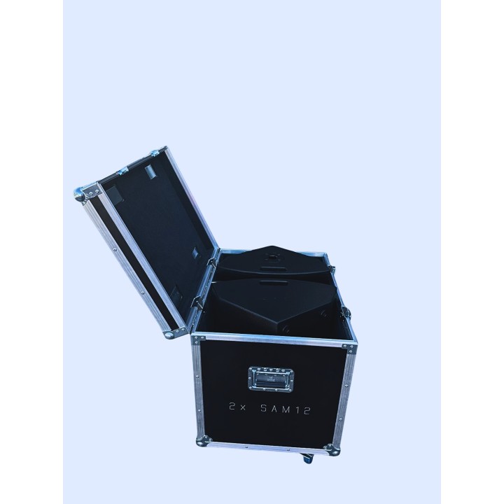 Hortus - Flight Case pour 2 x SAM12 + 4 Roues Freinées Hortus