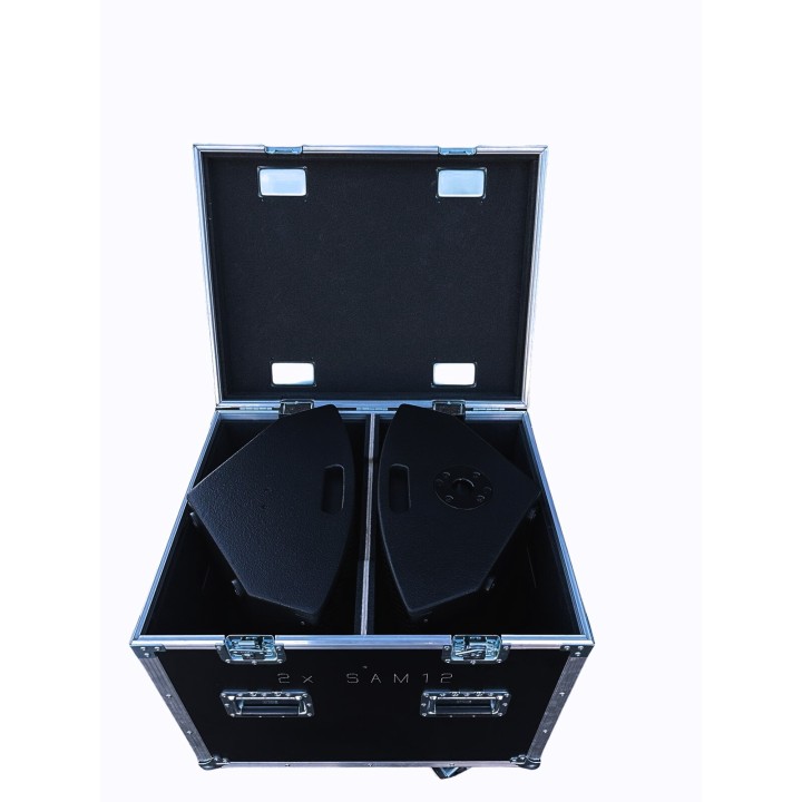 Hortus - Flight Case pour 2 x SAM12 + 4 Roues Freinées Hortus