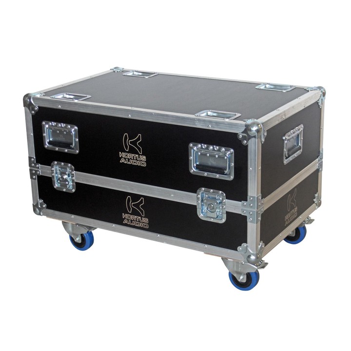 Hortus - Flight Case pour 4 x LVT6 + 4 Roues Freinées Hortus