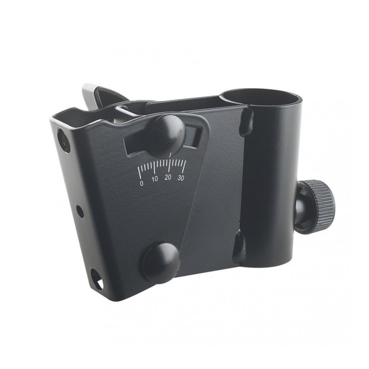 Hortus - Adaptateur d’inclinaison noir pour pied d’enceinte Hortus