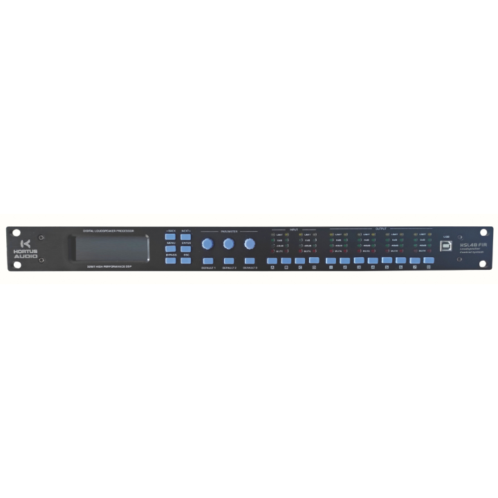 Hortus - Processeur DSP 4 entrées - 8 sorties - 96kHz + WiFi Hortus