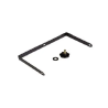 Hortus - Lyre de Fixation en U + 2 molettes pour CT30 - Blanche Hortus