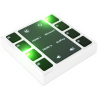 Clavier tactile Cue CUE-KEYPAD-55-W | 8 boutons | 55x55 mm blanc Cue