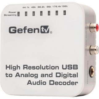 Décodeur audio Gefen GTV-192KUSB-2ADAUD | USB analogique | numérique