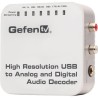 Décodeur audio Gefen GTV-192KUSB-2ADAUD | USB analogique | numérique