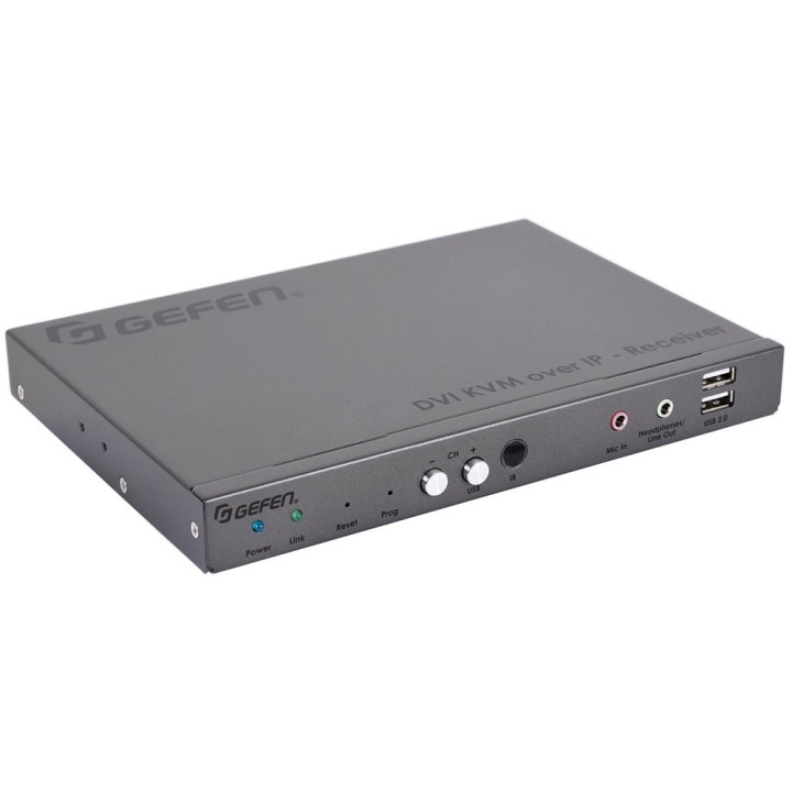 Récepteur Vidéo Gefen EXT-DVIKA-LANS-RX | IP KVM DVI 4K | USB audio