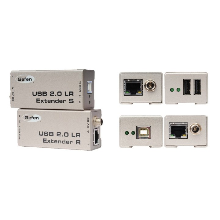 Extenseur USB Gefen EXT-USB2.0-LR | USB 2.0 | Cat5e 100m