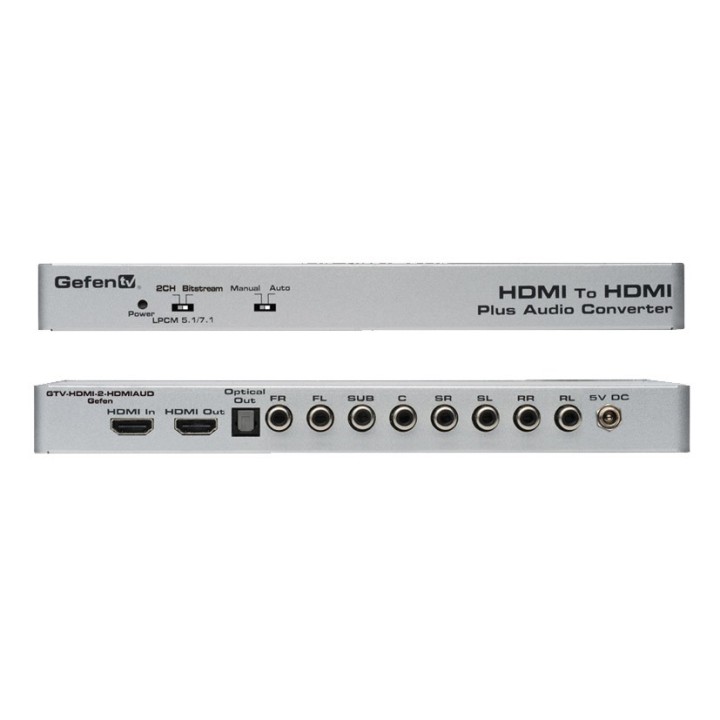 Extracteur Audio HDMI Gefen GTV-HDMI-2-HDMIAUD | 7.1 LPCM | Toslink