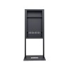 Support totem WINDOW GATE portrait 55p OMB-09268 | Noir