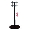 Pied extensible omb OMB-0.286 | 32 à 65 VESA 600*400 | Noir