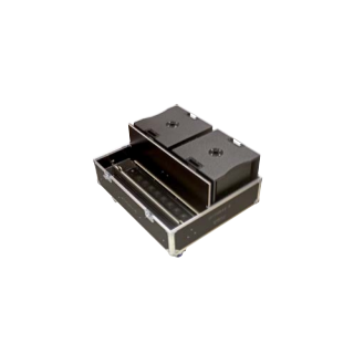 Flight Case Hortus HOR-FC-2CBA10/2CLA | 2 x CBA10 + 2 x CLA85 | Roues freinées