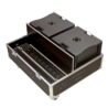 Flight Case Hortus HOR-FC-2CBA10/2CLA | 2 x CBA10 + 2 x CLA85 | Roues freinées