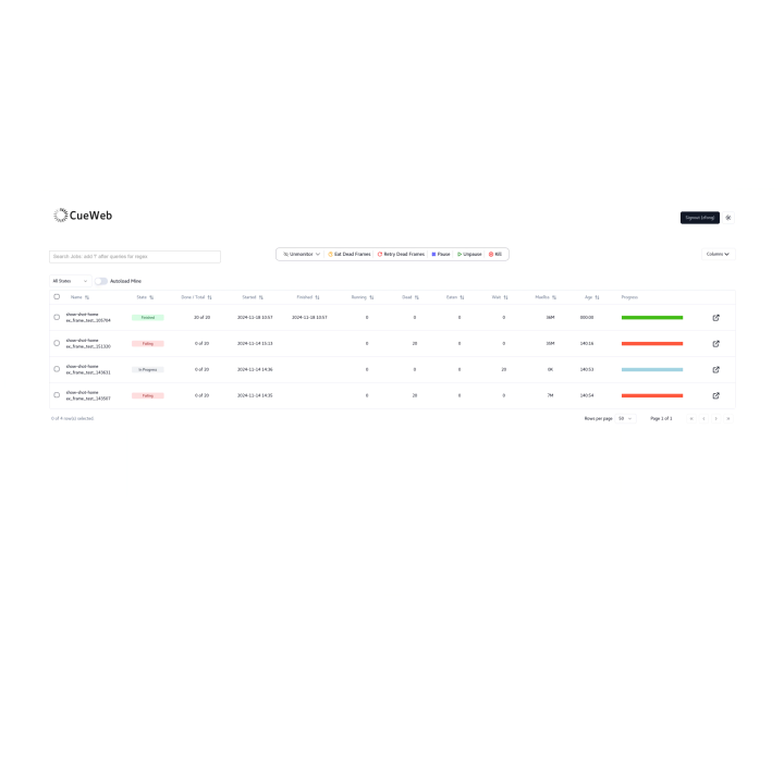 Appli Web Cue CUE-WEB | téléphone, tablette ou PC