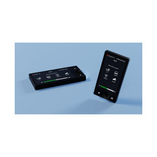 Panneau tactile Cue CUE-TOUCH-5-KNOB | 5p câblé | bouton rotatif