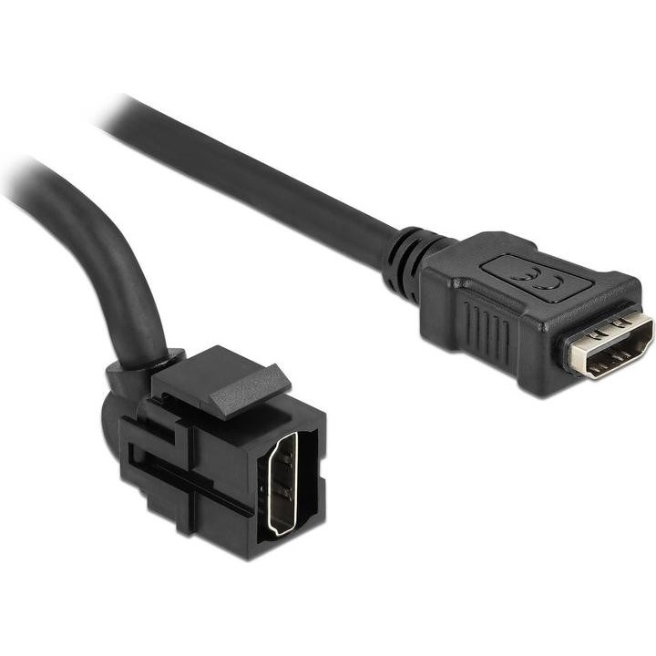 Keystone module HDMI Element One E1-KEY-HDMI-N | Type A | Noir