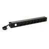 Alimentation en rack Middle Atlantic 646822 | 8 prises françaises | 19 pouces