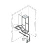 Support mural Middle Atlantic TRACKL | robuste | ajustable