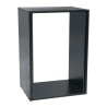 Cadre de baie Middle BRK20-22 | métal noir 20U | 55,9cm profondeur