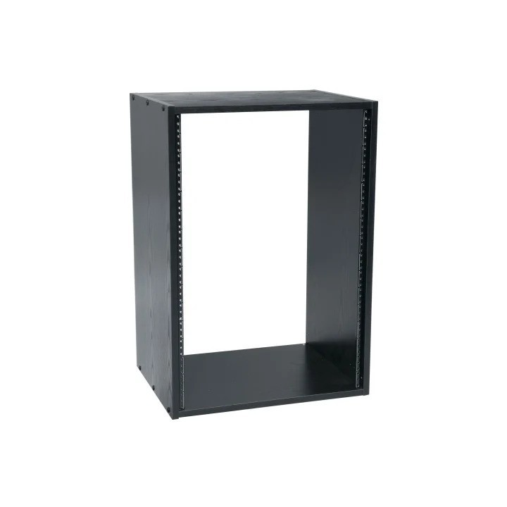 Cadre de baie Middle BRK20 | métal noir 20U | 45,5cm profondeur