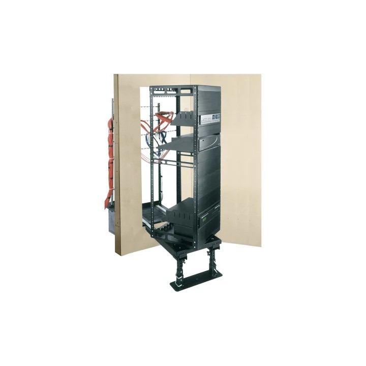 Baie encastrée Middle Atlantic AX-SXR-43 | pull-out rotative | 43U noire
