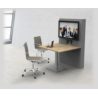 Bulle de Com Kamo KMO-BDCL-1150 | Ligne 3 places | 1350x1150mm