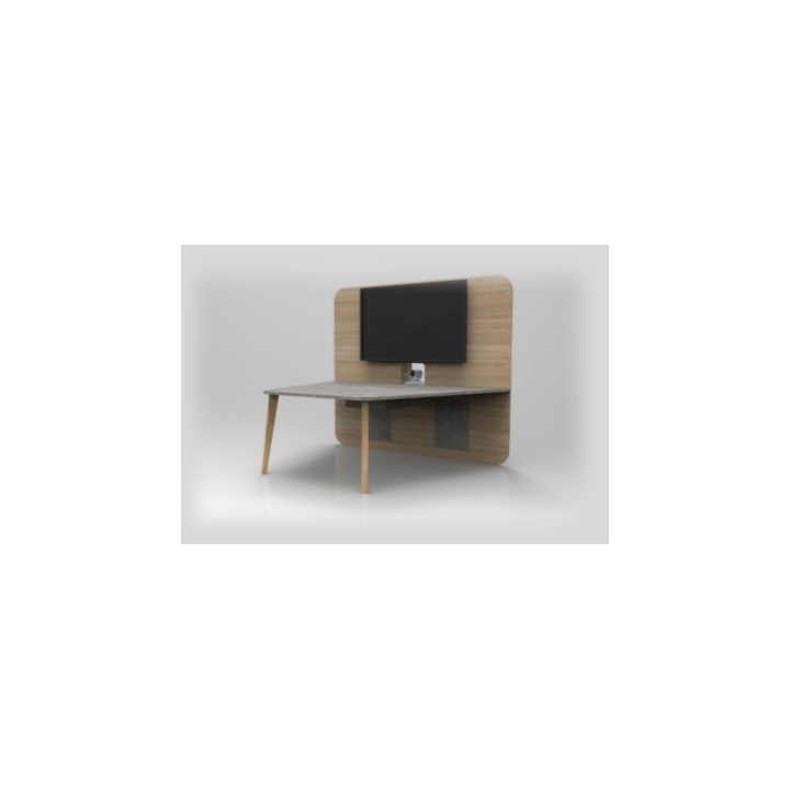 Bulle de Com Kamo KMO-BDCT-1600-BOIS | TANGO 5 places | 1800x2200mm