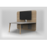 Bulle de Com Kamo KMO-BDCT-1600-BOIS | TANGO 5 places | 1800x2200mm