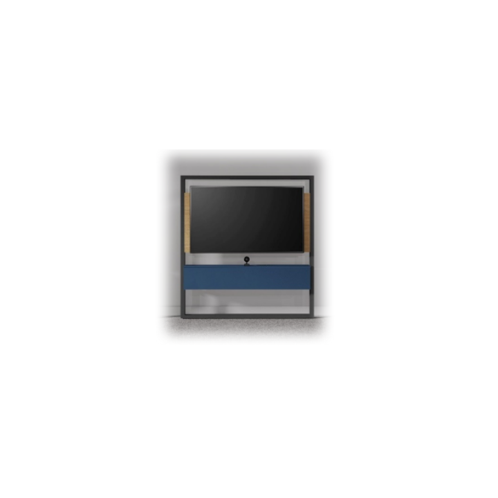 VisioPanel Delta Kamo KMO-VPD-2100 | 1600x350x2140mm | Métal bleu