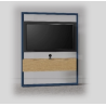 VisioPanel Delta Kamo KMO-VPD-1600 | Métal | Bois