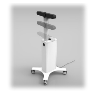 Totem Caméra mobile motorisée Kamo KMO-TCM | L490xP570mm | Blanc