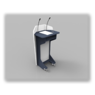 Pupitre de conférence Kamo KMO-PM | 1,10m | tablette
