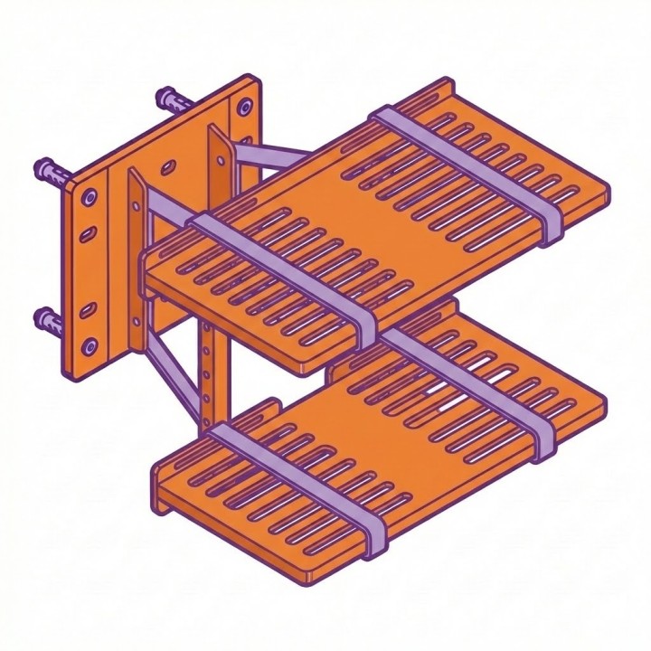 Support mural extérieur Audipack AUD-POH-WM700 | robuste | polyvalent - AUD-POH-WM700 - Audipack