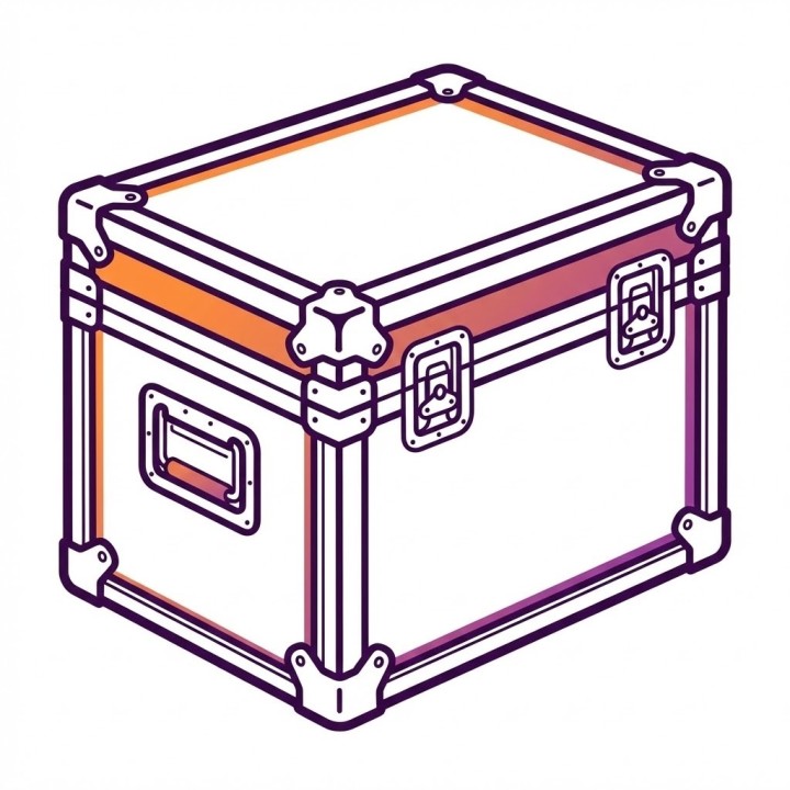 Flightcase Audipack AUD-FC-FS-721T | Support sol | 390721 - AUD-FC-FS-721T - Audipack