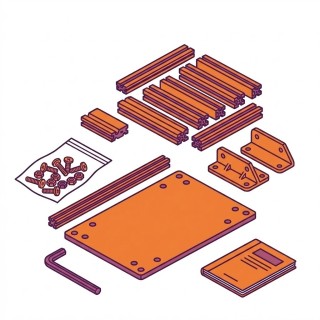 Kit de montage Audipack AUD-P8208 | Truss | silencieux - AUD-P8208 - Audipack