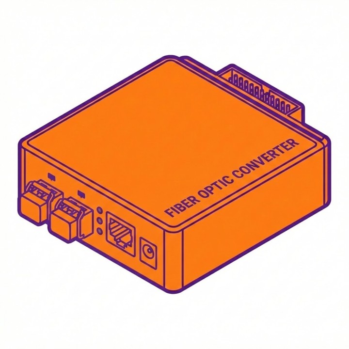 Convertisseur fibre optique Philips CRD20083/00 | Novastar CVT4K-S