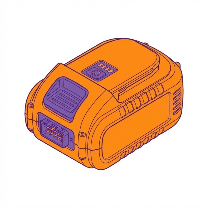 Batterie outil avant Philips BM107001/00 | LED | 3Ah