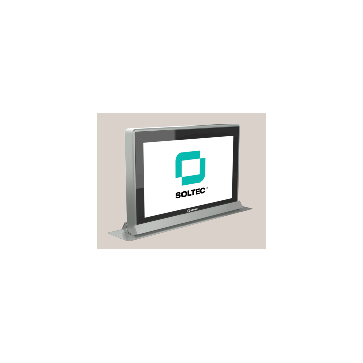 Moniteur double face Soltec SOL-SRET185H-10-D | rétractable motorisé 18,5"