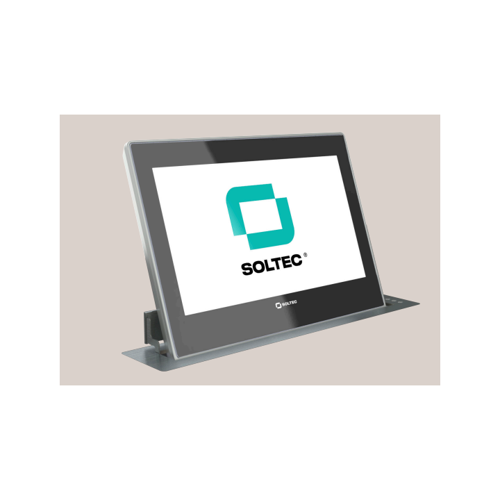 Écran motorisé Soltec SRET156G-10 | 15,6" 1920x1080 | Vitre de protection