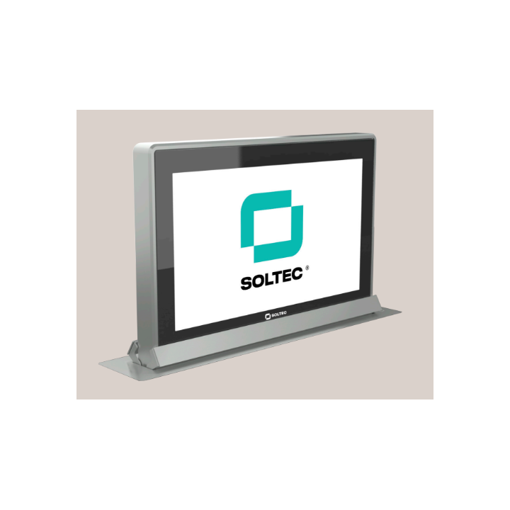 Moniteur motorisé Soltec SOL-SRET156H-10-D | rétractable double face 15,6"