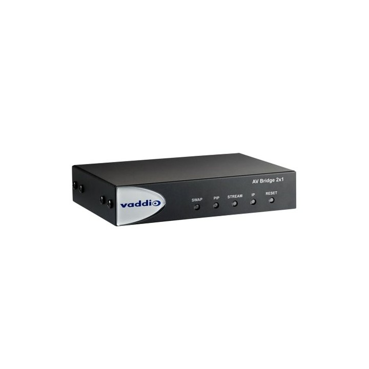 Vaddio - Bundle AV Bridge 2x1 + 2 caméras PrimeSHOT 10 - Noires Vaddio